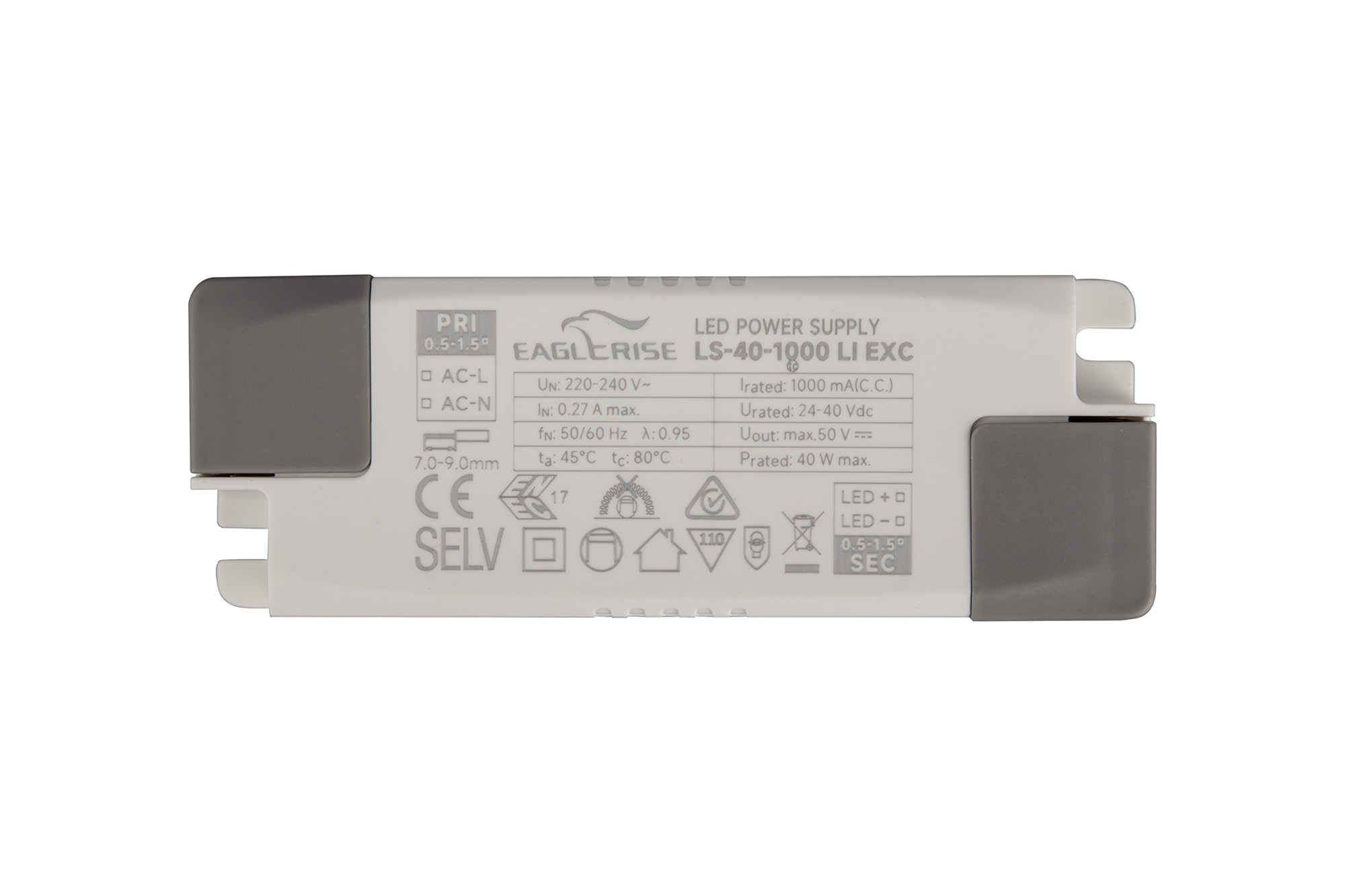 M8813  Sunset, 40W, 1000mA, LED Driver, On/Off, 5yrs Warranty